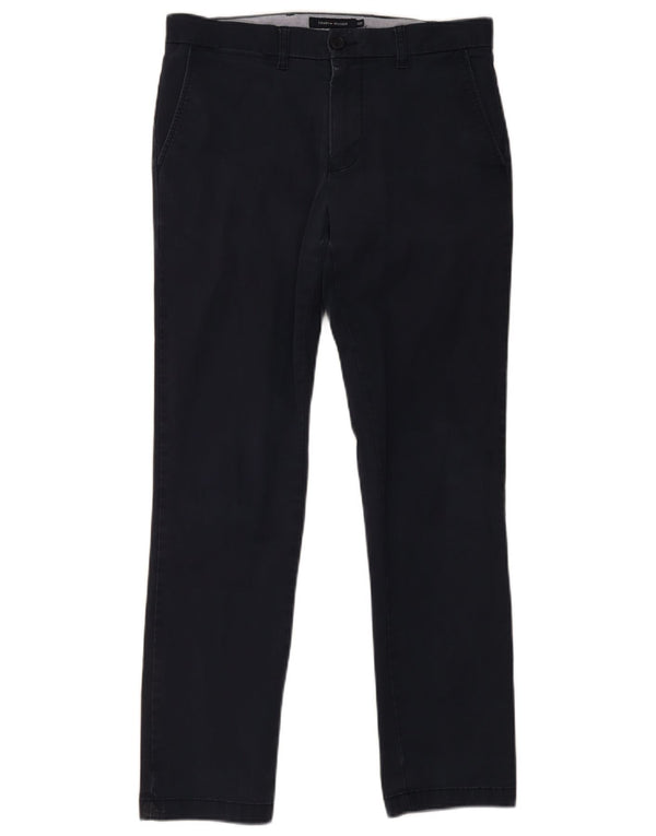 Tommy Hilfiger Herren Slim Fit Chinohose W32 L32 Marineblau Baumwolle