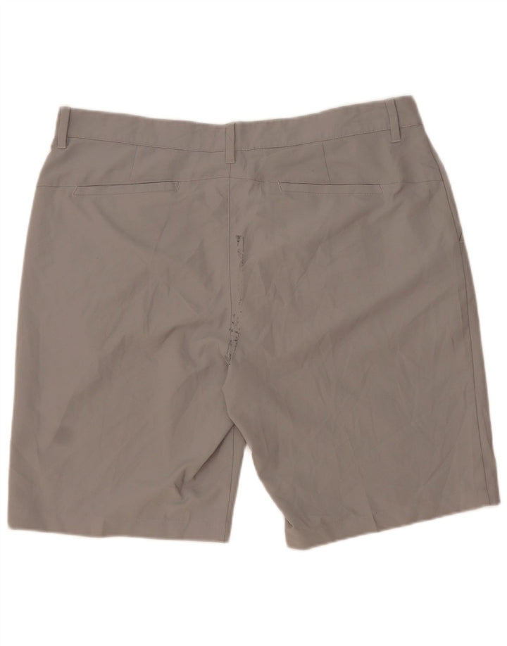 Adidas Herren Chino Shorts W38 XL Grau Polyester