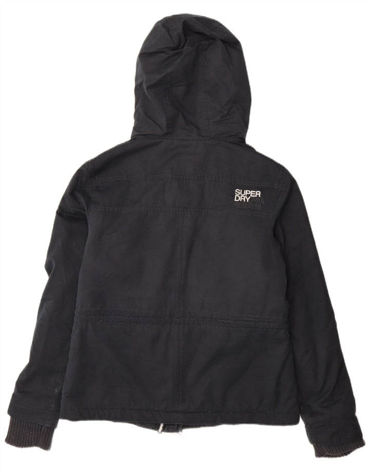 Superdry Damen The Windparka Windjacke UK 14 Large Marineblau