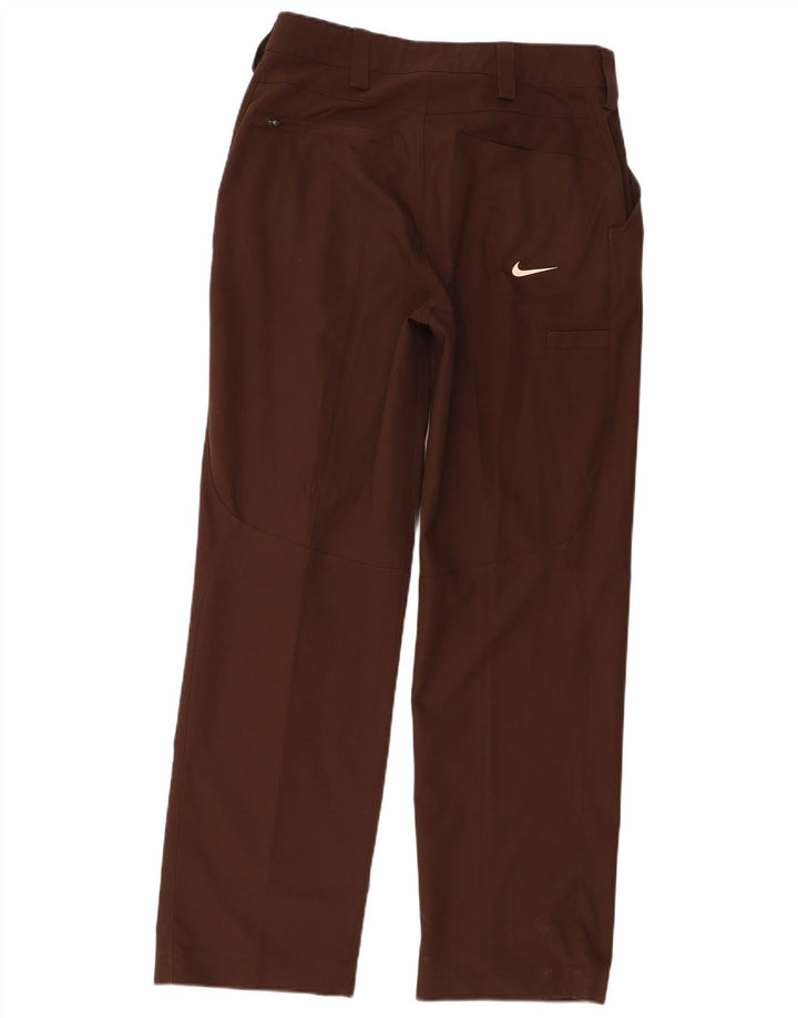 Nike Herren Golf Straight Relaxed Fit Cargohose W32 L31 Braunes Polyester