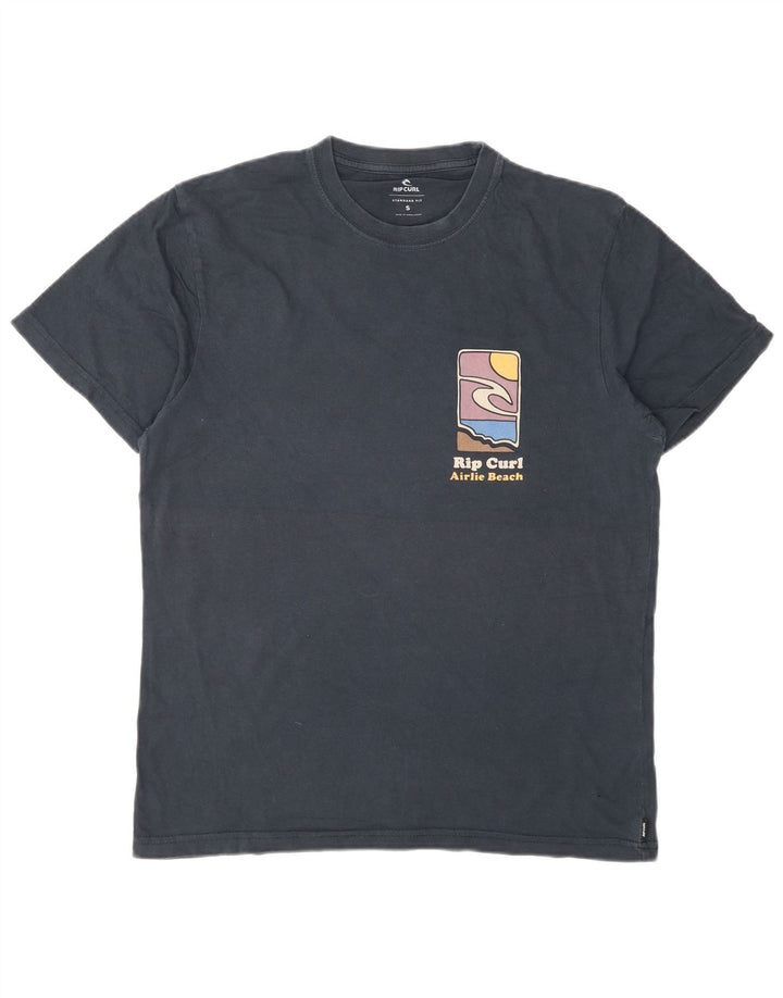 Rip Curl Herren-T-Shirt mit Standard-Passform, Grafik, Größe S, Marineblau, Strand