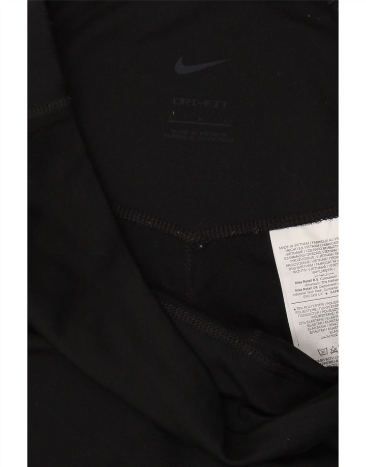 NIKE Womens Dri Fit Leggings UK 8 Small  Black Polyester Vintage Nike and Second-Hand Nike from Messina Hembry 