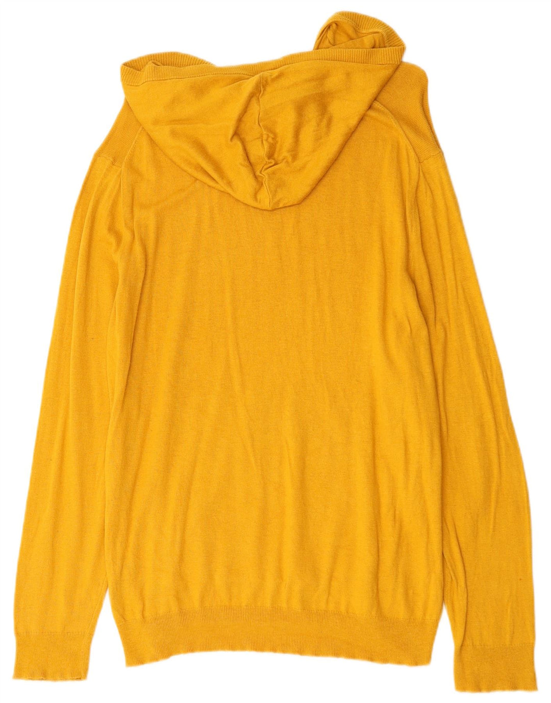 Zara Herren Kapuzenpullover Mittelgelb