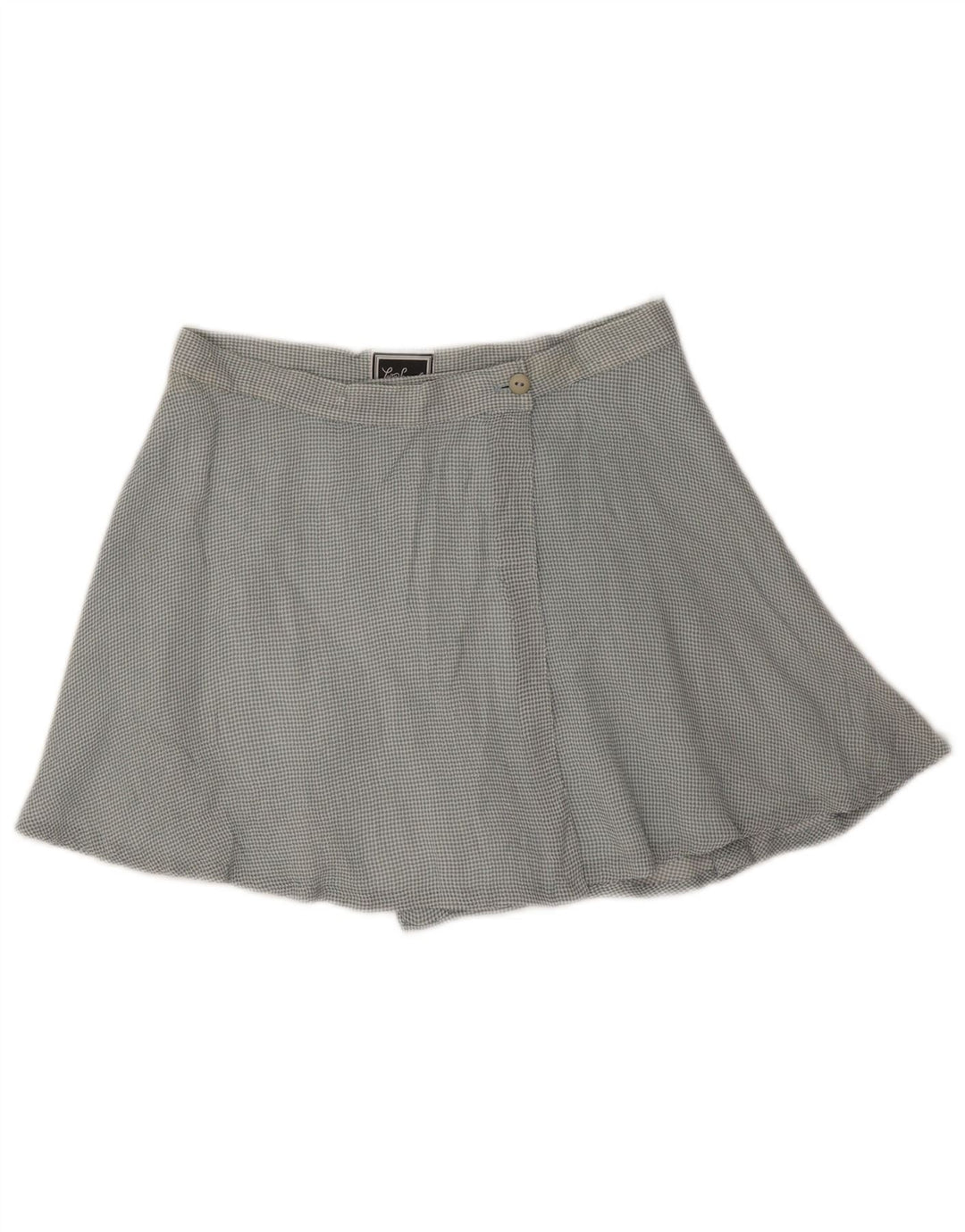 Luisa Spagnoli Damen Wickelminirock Medium W26 Blue Gingham