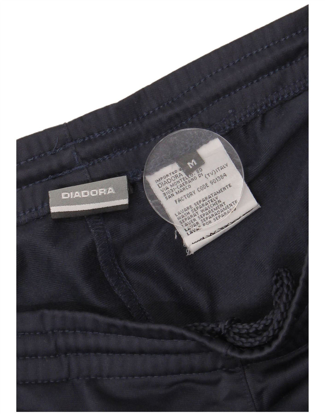 DIADORA Herren-Trainingshose, mittelgroß, marineblau, Polyester