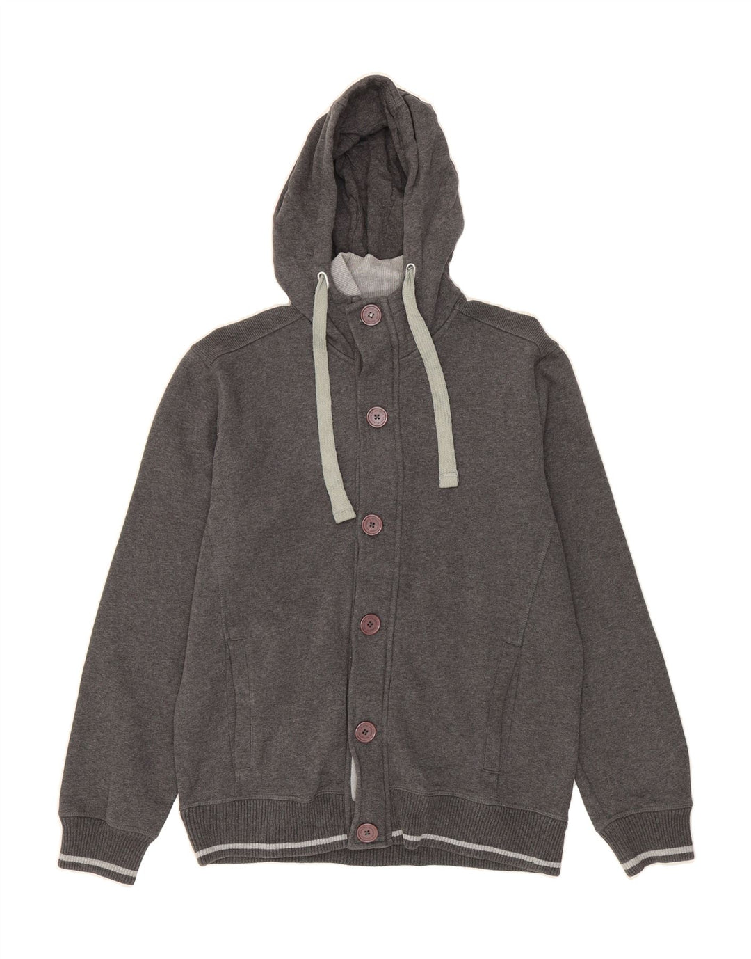 CHAMPION Mens Zip Hoodie Sweater Medium Grey Cotton Vintage Champion and Second-Hand Champion from Messina Hembry 