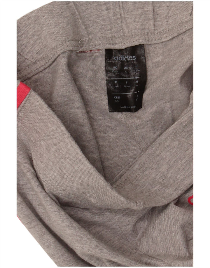 Adidas Mädchen Leggings 13-14 Jahre Grau meliert