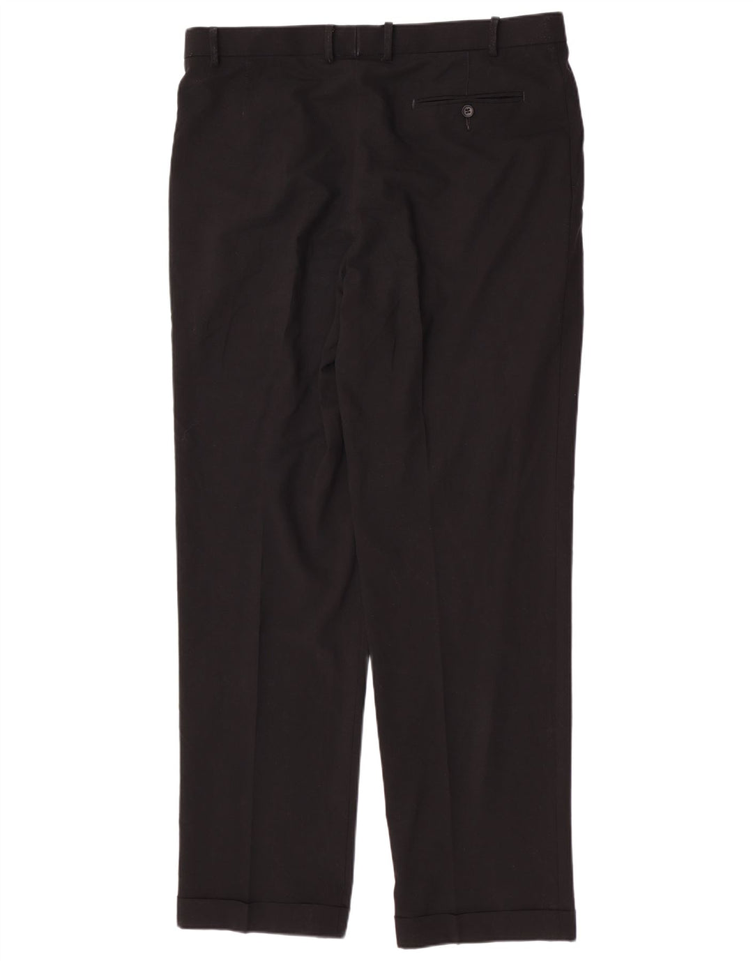 Marks & Spencer Herren-Anzughose, normal, W38, L33, Schwarz, Polyester