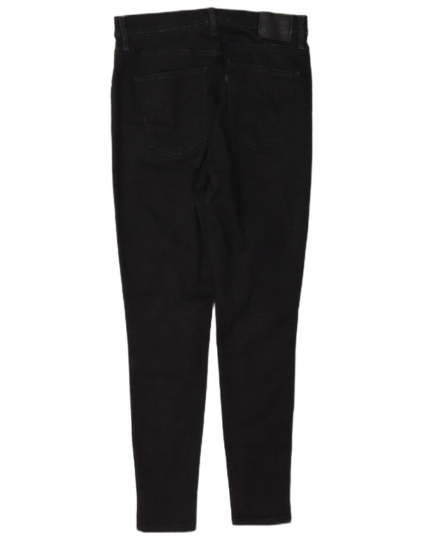 Levi's Damen Mile High Super Skinny Jeans W31 L30 Schwarze Baumwolle