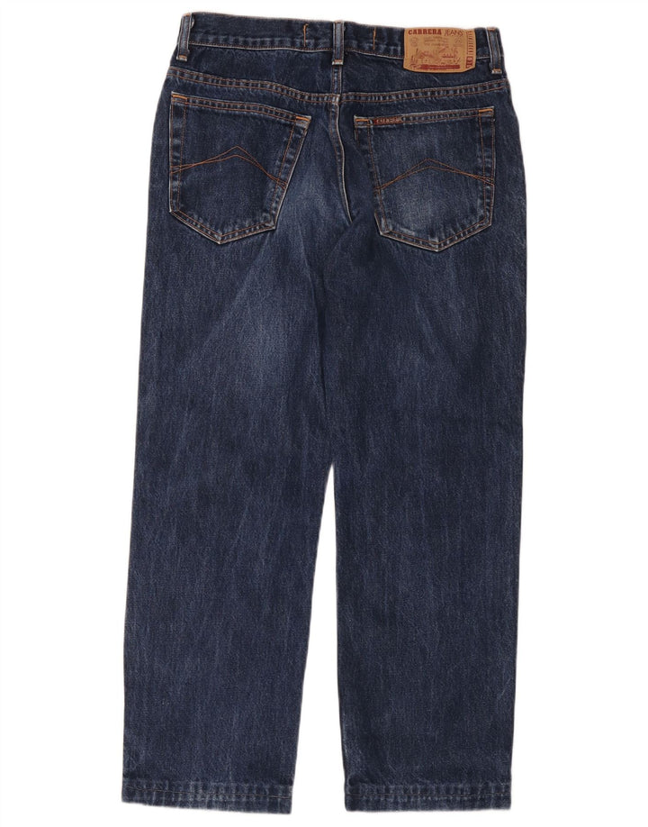 Carrera Herren Straight Jeans W34 L26 Marineblau Baumwolle