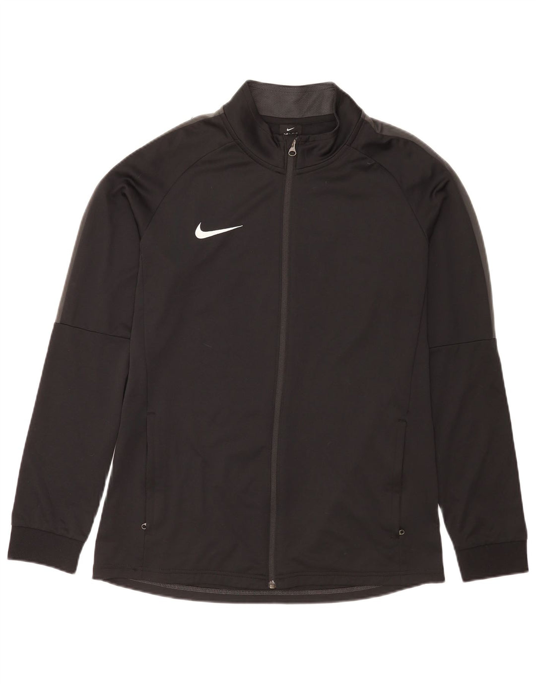 Nike Herren-Trainingsanzug-Top-Jacke, groß, schwarz, Polyester, Sport