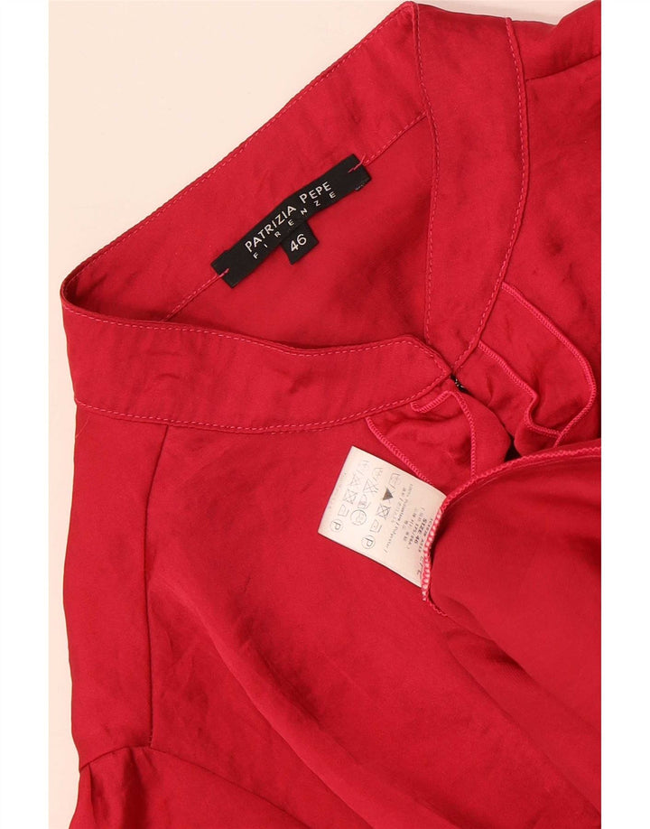 Patrizia Pepe Firenze Damen Kurzarmblusenoberteil IT 46 Large Pink