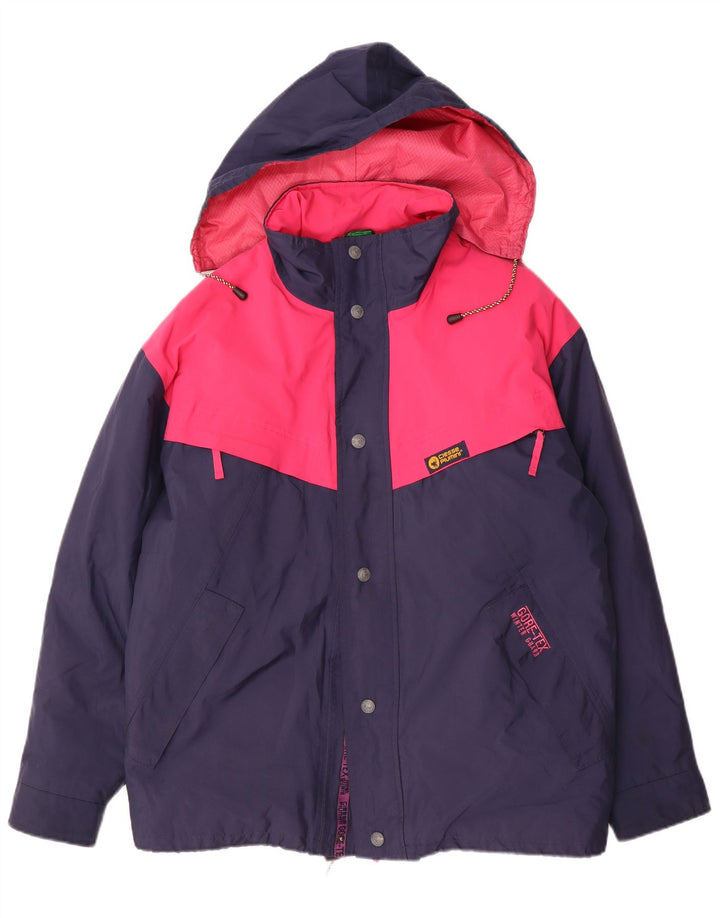 Ciesse Piumini Herren-Skijacke mit Kapuze, Größe 48, Mittelblau, Farbblock