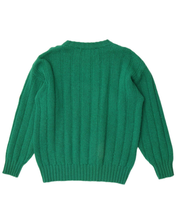 Marina Yachting Damen-Pullover mit Rundhalsausschnitt, UK 20 2XL, grüne Wolle