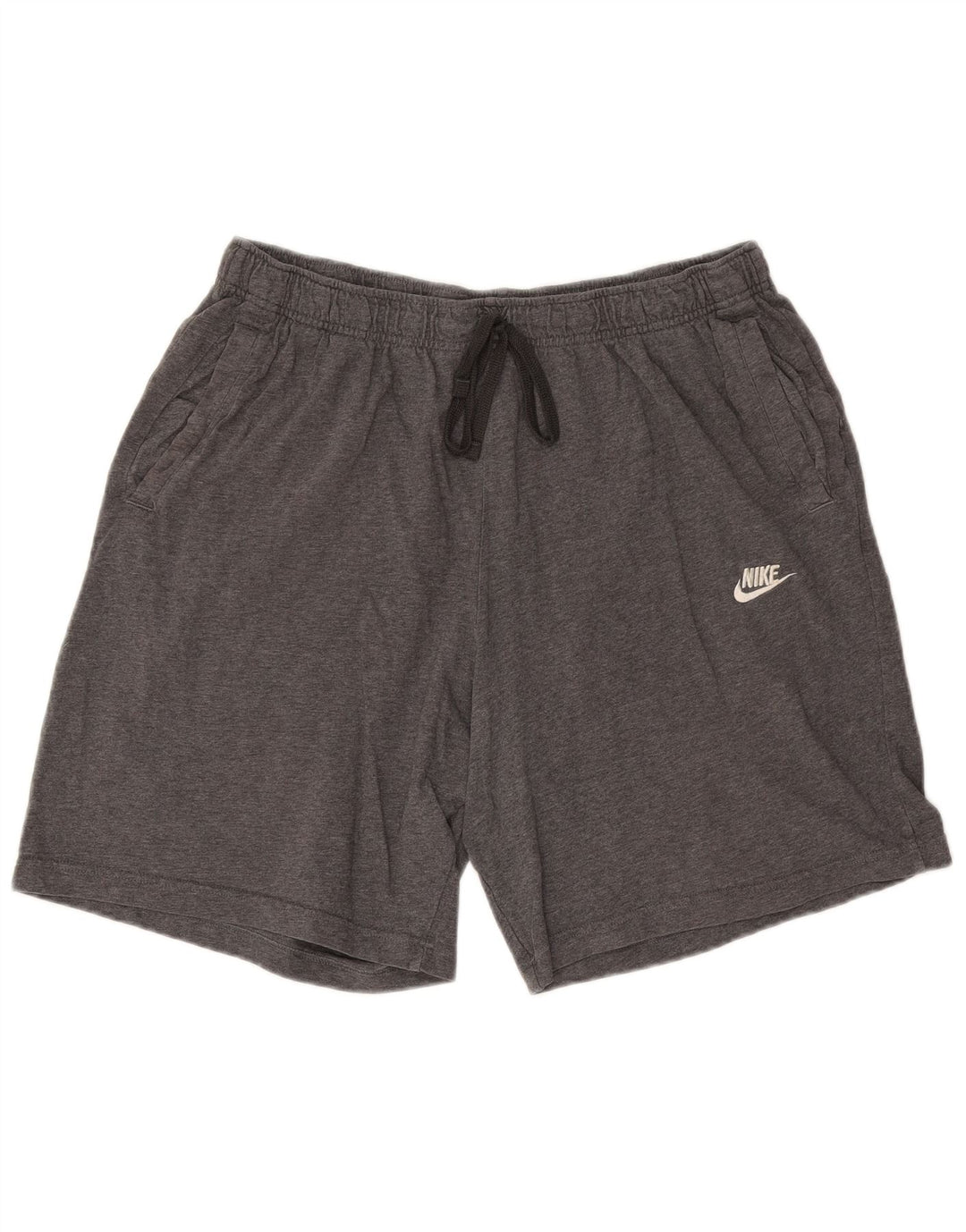 Nike Herren-Sportshorts XL aus grau gefleckter Baumwolle