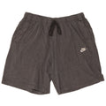 Nike Herren-Sportshorts XL aus grau gefleckter Baumwolle