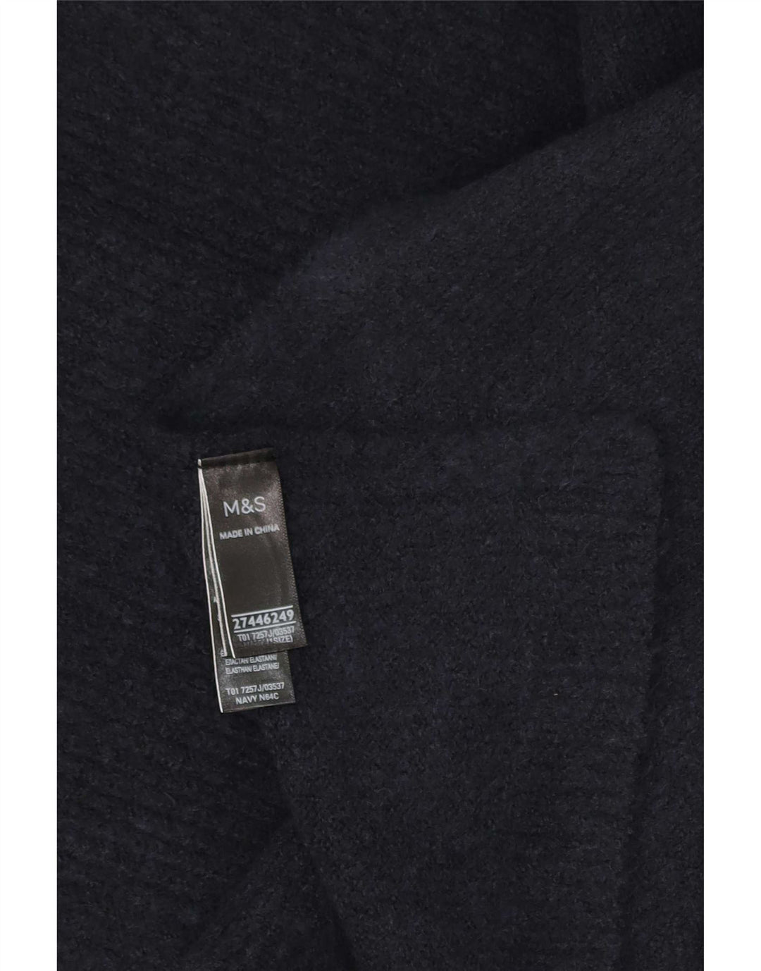 Marks & Spencer Poncho-Pullover für Damen, Einheitsgröße, Marineblau, Polyester