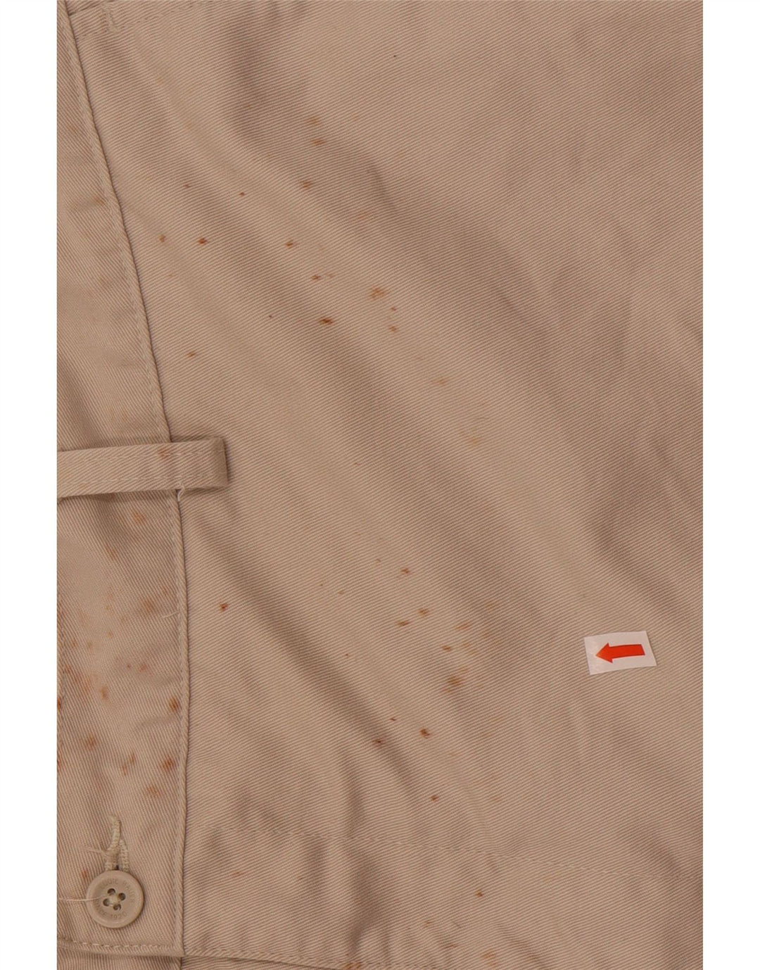 Eddie Bauer Herren Tall Chino Shorts W44 2XL Beige Baumwolle