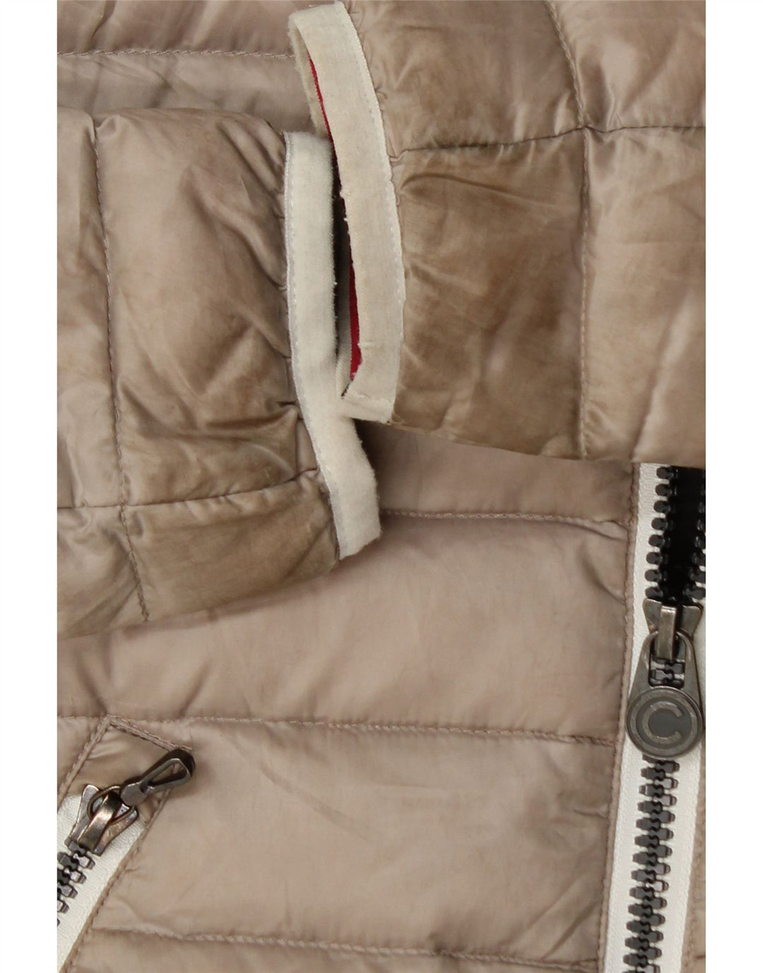 Colmar Damen Wattierte Jacke mit Kapuze IT 40 Small Beige