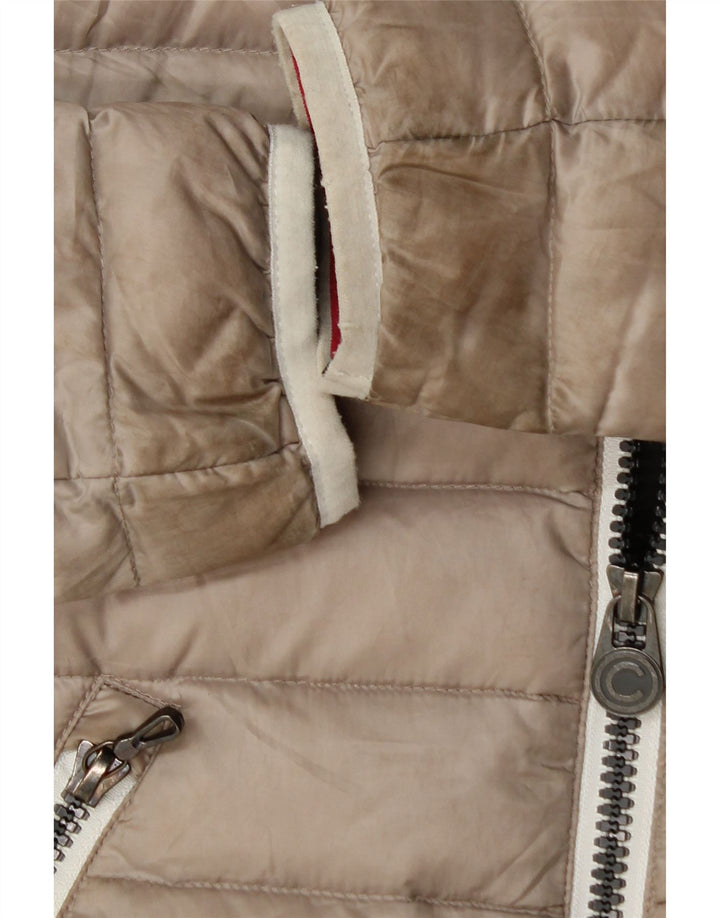 Colmar Damen Wattierte Jacke mit Kapuze IT 40 Small Beige