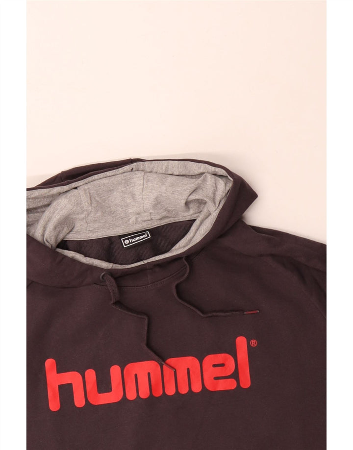 HUMMEL Herren Graphic Hoodie Pullover XL Schwarz Baumwolle