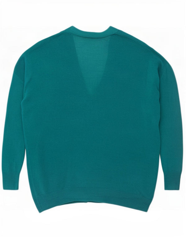 Zara Damen-Strickjacke in Übergröße, Gr. 10, Small, Blau, Acryl