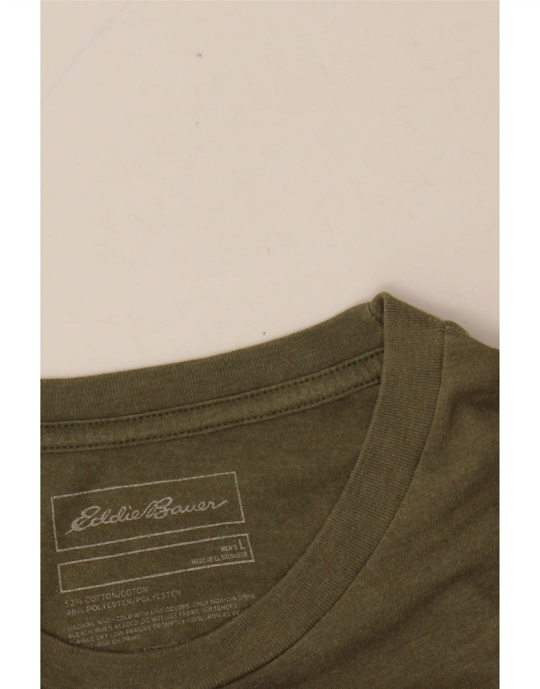 EDDIE BAUER Herren-T-Shirt mit Grafik, groß, Khaki, Baumwolle
