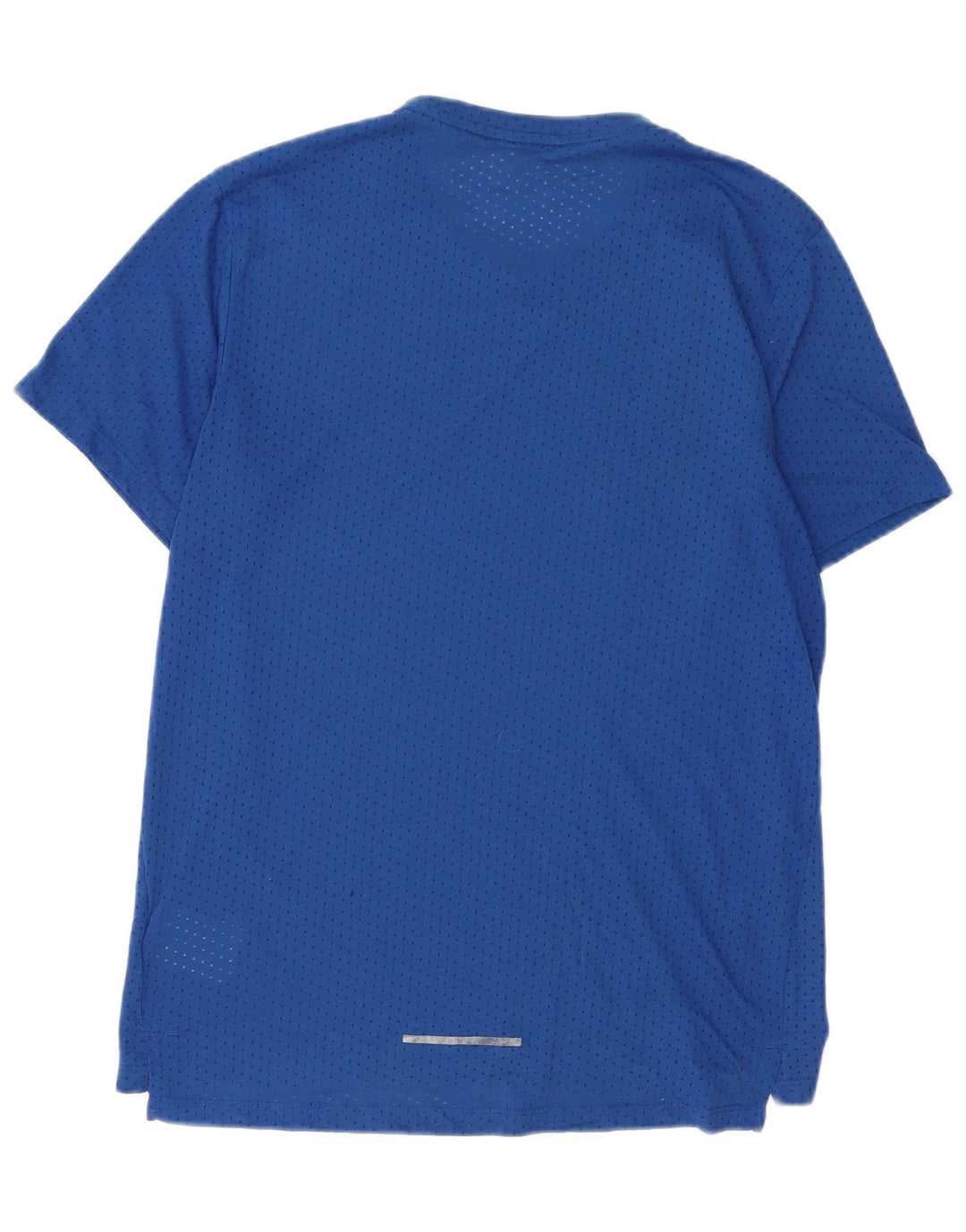 NIKE Herren Dri Fit T-Shirt Top Mittelblaues Polyester