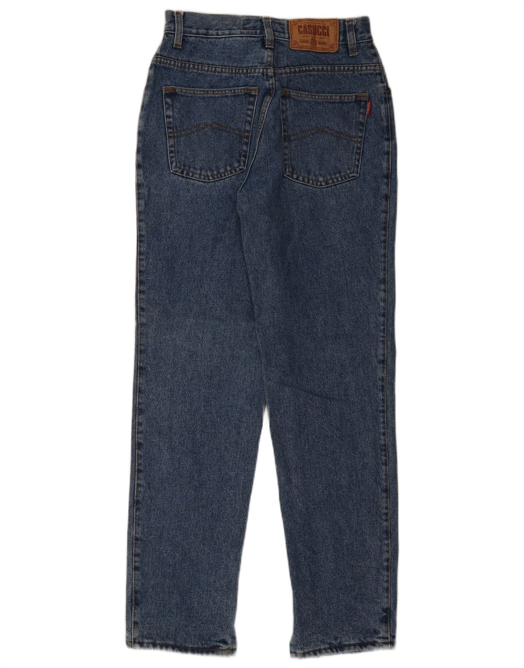 Casucci Damen Tapered Jeans W26 L31 Blaue Baumwolle