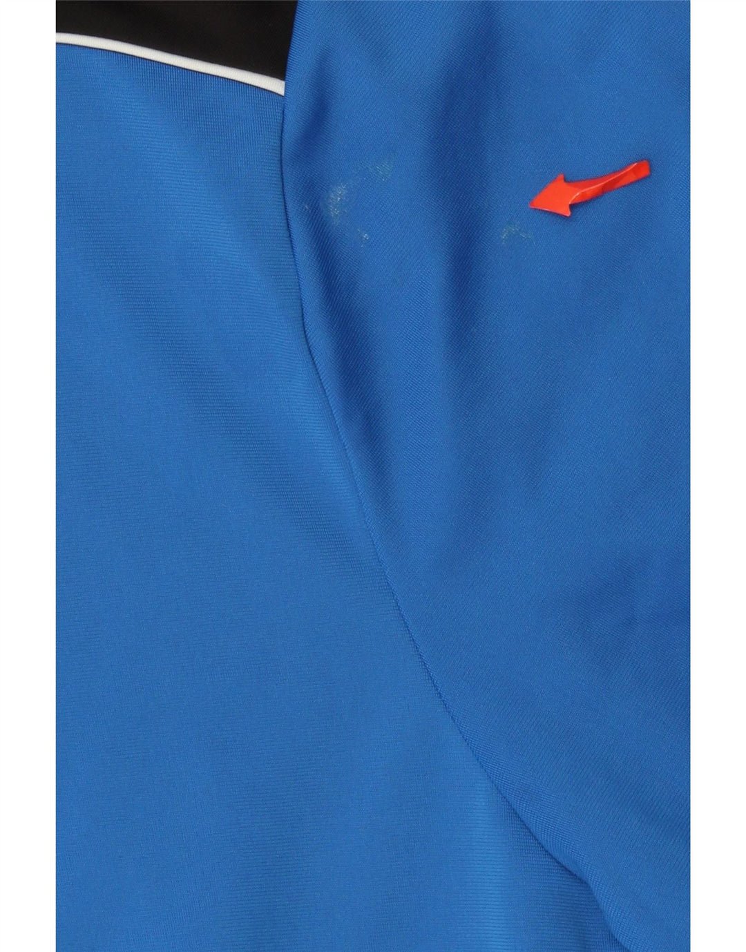 Puma Herren-Trainingsanzug-Top-Jacke, großes blaues Farbblock-Polyester