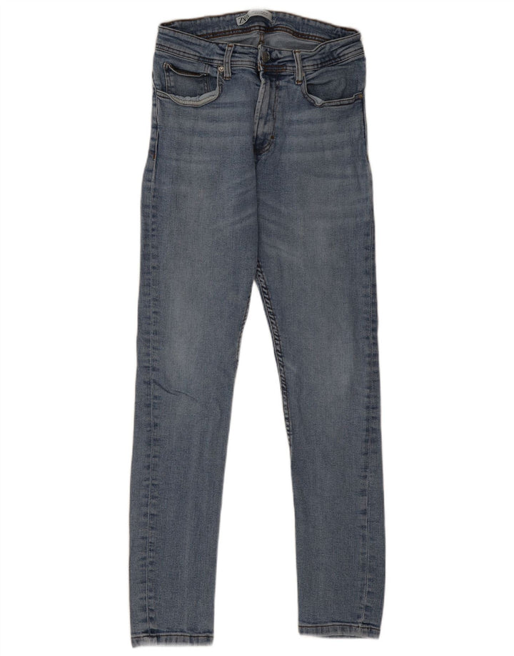 ZARA Herren Slim Jeans EU 38 Small W30 L28 Blau