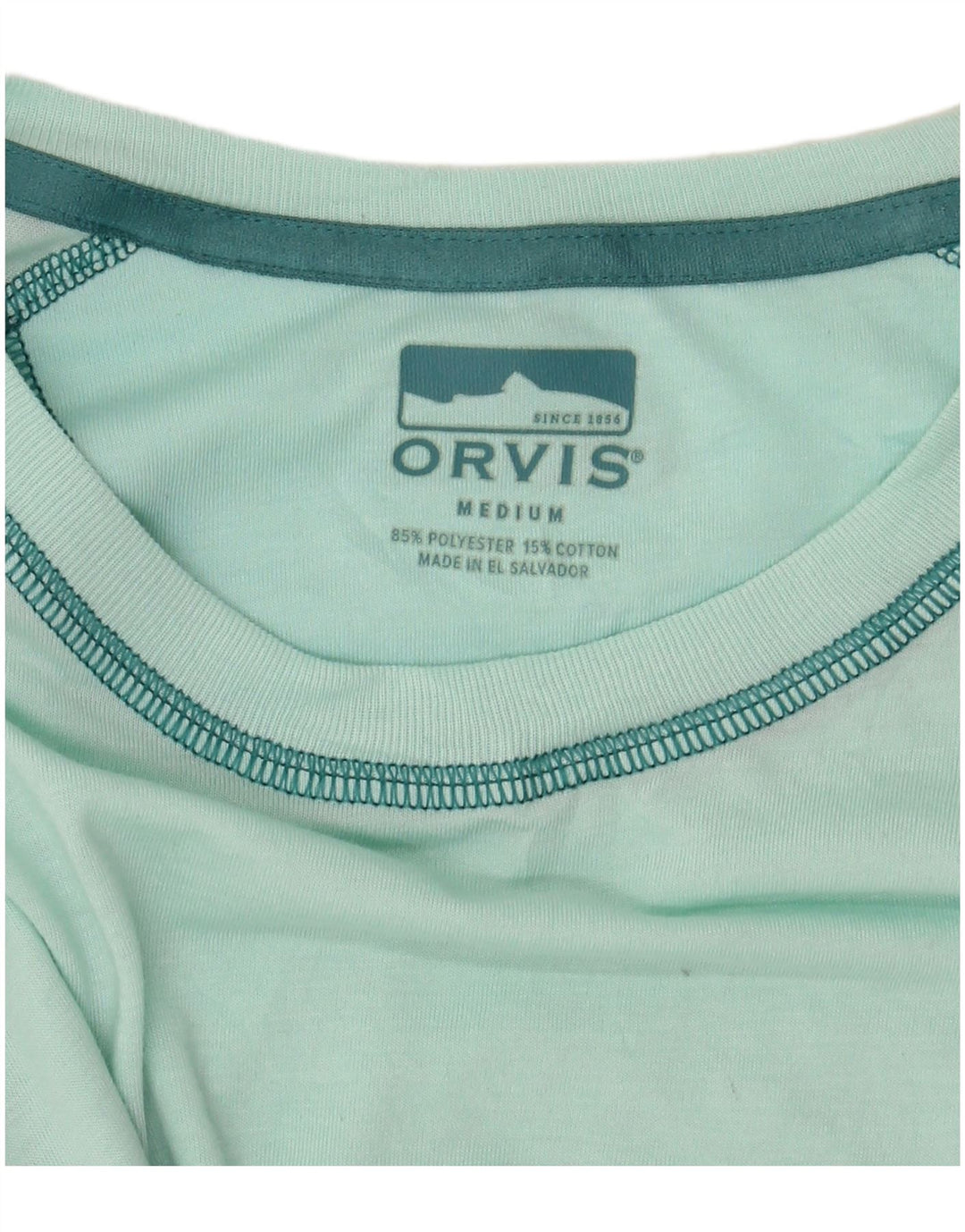 Orvis Herren-Top, langärmelig, mittelgrün, Polyester