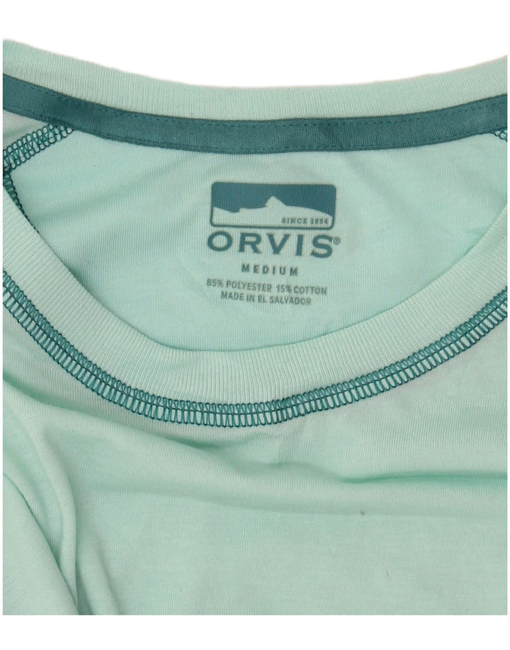 Orvis Herren-Top, langärmelig, mittelgrün, Polyester