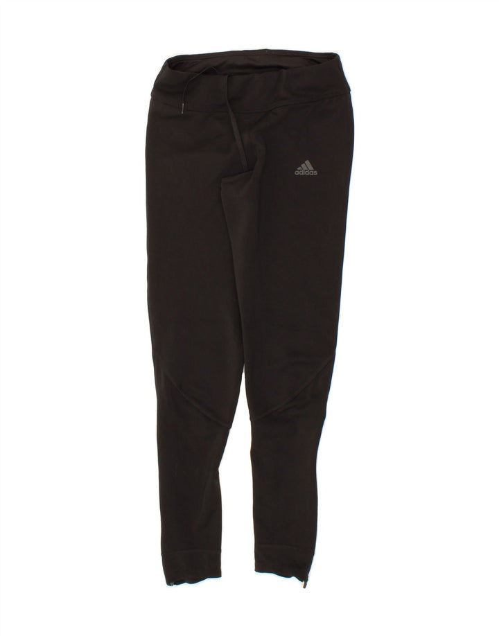 ADIDAS Womens Climacool Leggings UK 4/6 XS Black Polyester Vintage Adidas and Second-Hand Adidas from Messina Hembry 