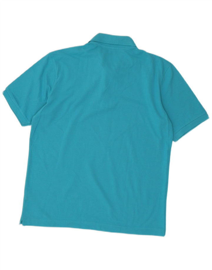 KAPPA Herren-Poloshirt, groß, blaue Baumwolle