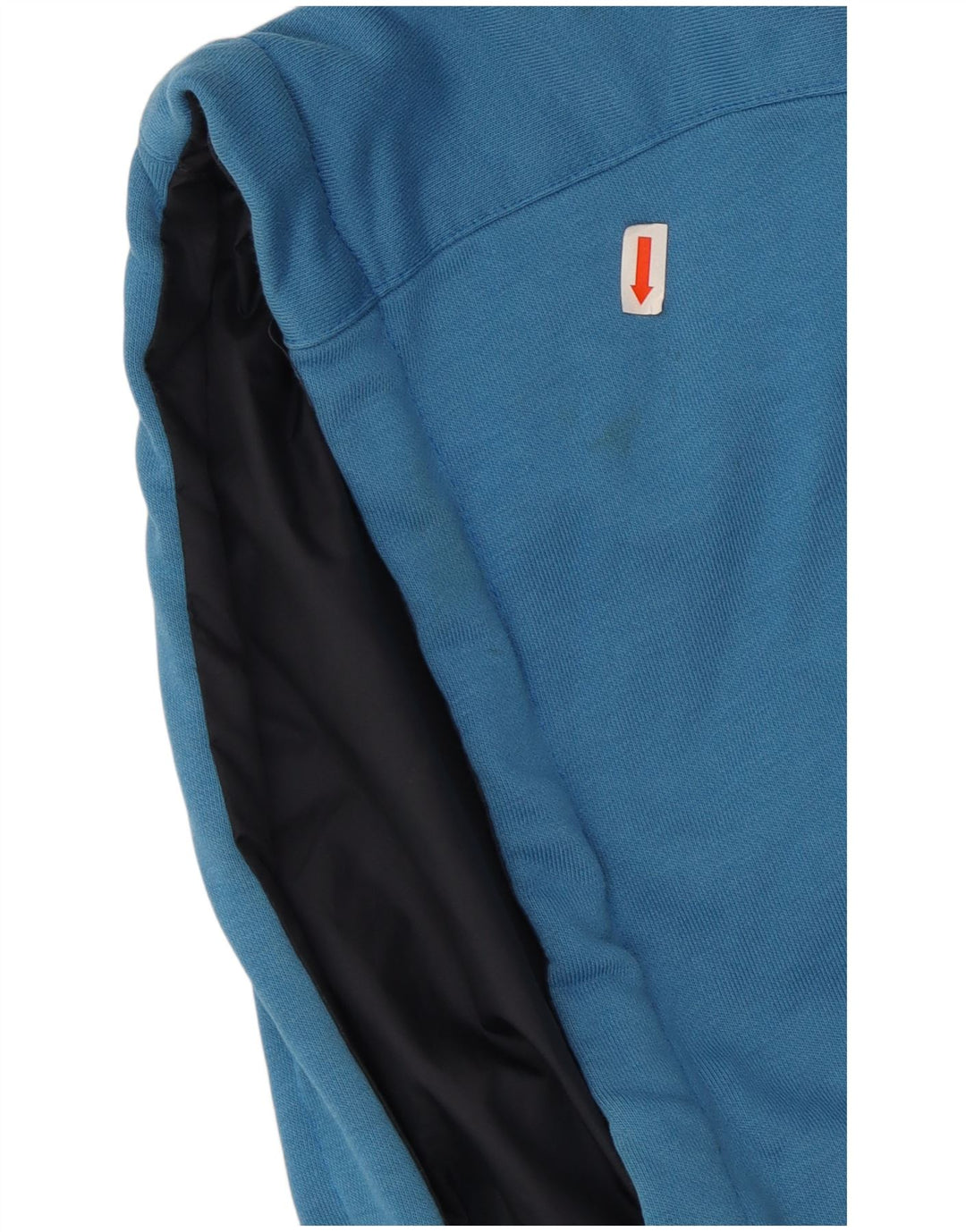 K-Way Damen Kapuzen-Wendejacke UK 10 Small Marineblau Baumwolle