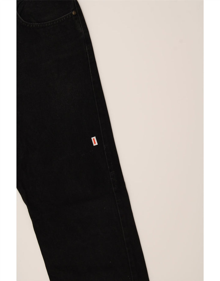 MARLBORO CLASSICS Womens Straight Jeans W29 L27 Black Cotton Vintage Marlboro Classics and Second-Hand Marlboro Classics from Messina Hembry 