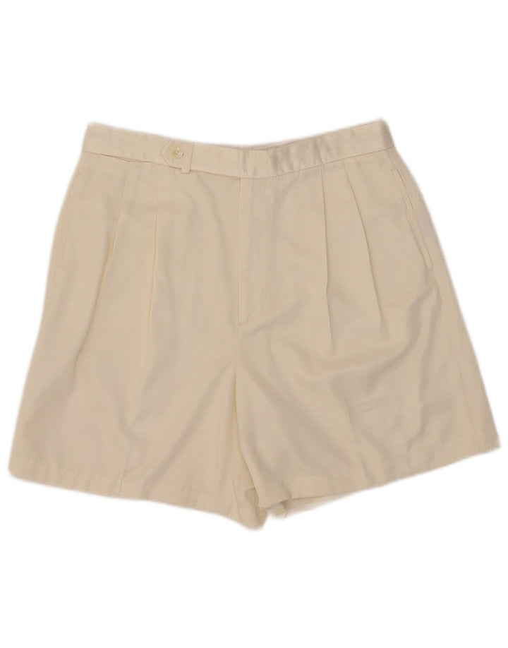 Ralph Lauren Damen Pegged Chino Shorts US 12 Large W31 Off White Polyester