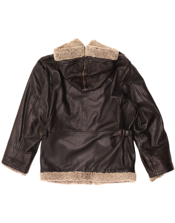 Henry Cottons Damen-Übergröße-Jacke mit Kapuze IT 42 Medium Schwarz