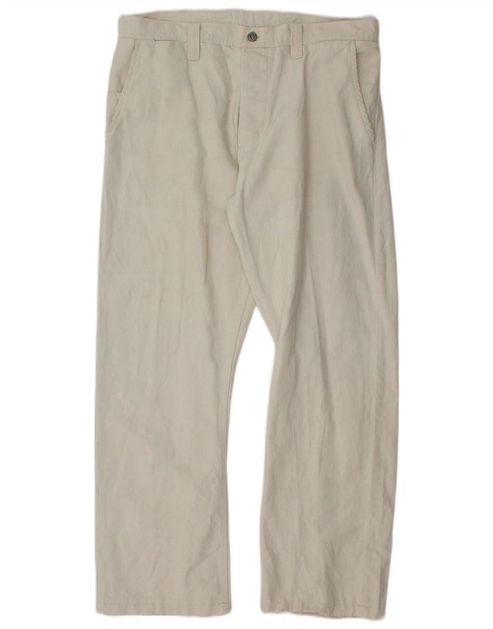 Gerade Chino-Hose für Herren von LEE, W36, L30, gebrochenes Weiß