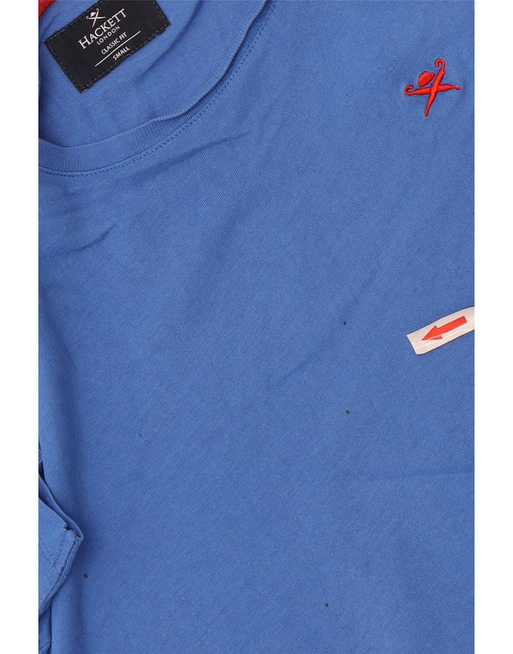 Hackett Herren-T-Shirt mit klassischer Passform, klein, Blau