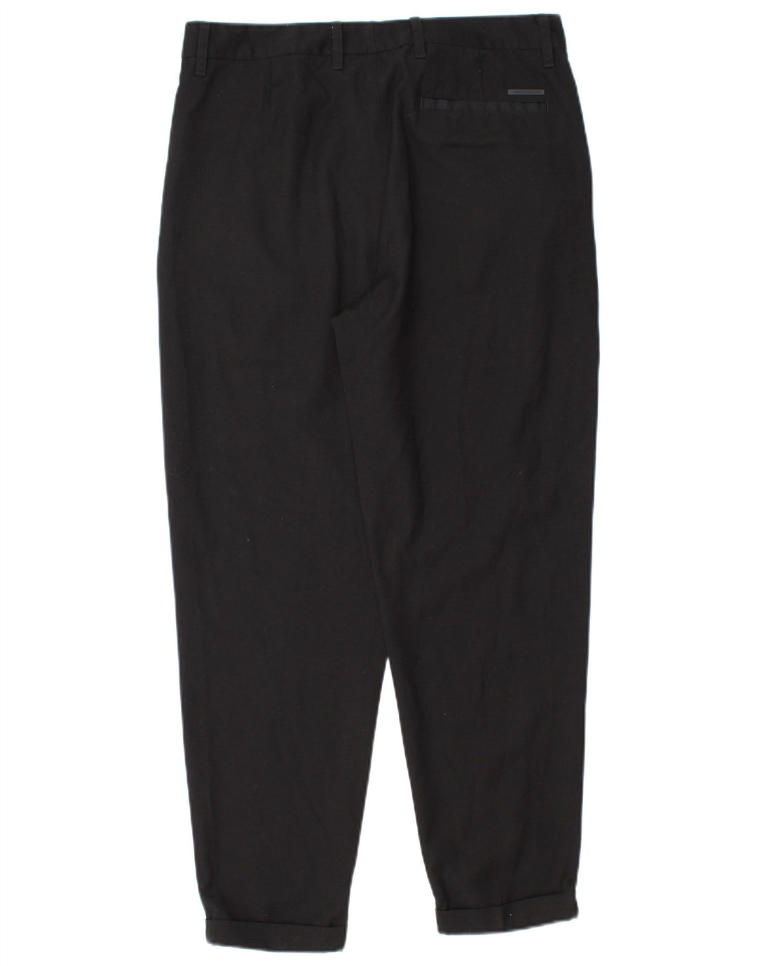 Armani Exchange Herren-Anzughose mit Pegged-Anzug, W32, L28, schwarzes Polyester