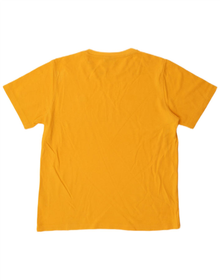 Lacoste Herren T-Shirt Top Größe 4 mittelgelbe Baumwolle