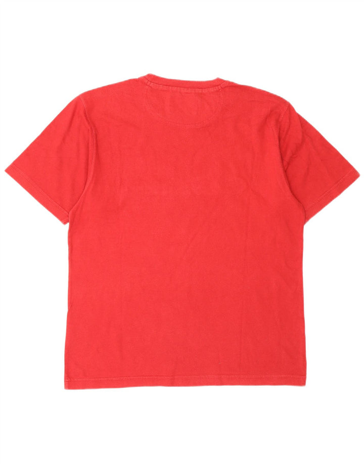 Champion Herren-T-Shirt mit Grafik, Größe S, Rot, Baumwolle