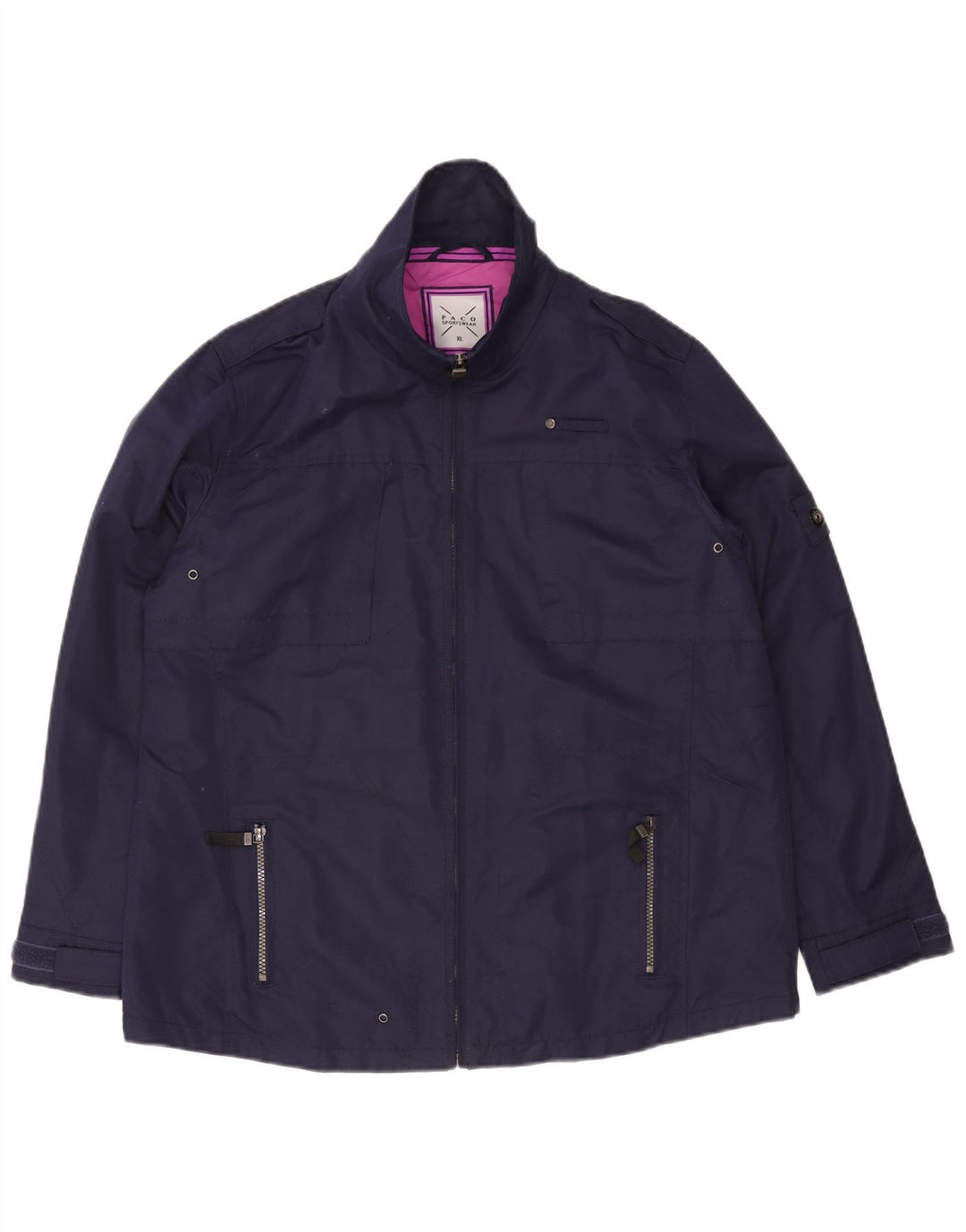 PACO Damen Militärjacke UK 18 XL Marineblau Polyester