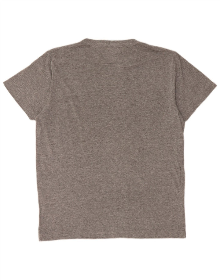 Jack & Jones Herren-T-Shirt mit Grafik, Größe L, Grau