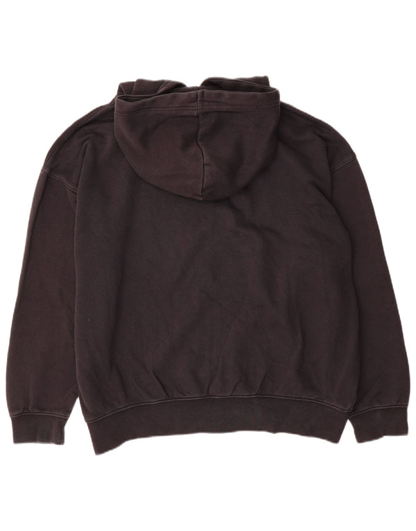 Nike Damen-Pullover mit übergroßem Kapuzenpullover, Gr. 14, mittelschwarz, Baumwolle