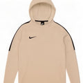 Nike Herren Dri Fit Kapuzenpullover, Größe S, Weiß, Farbblock-Polyester