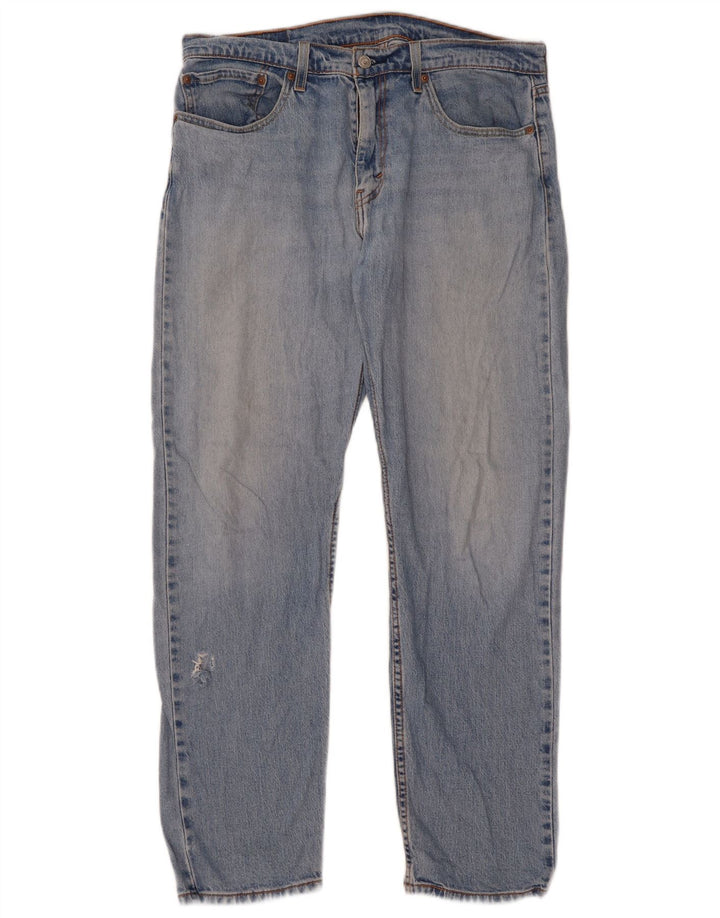 Levi's Herren 502 Straight Jeans W33 L32 Blaue Baumwolle