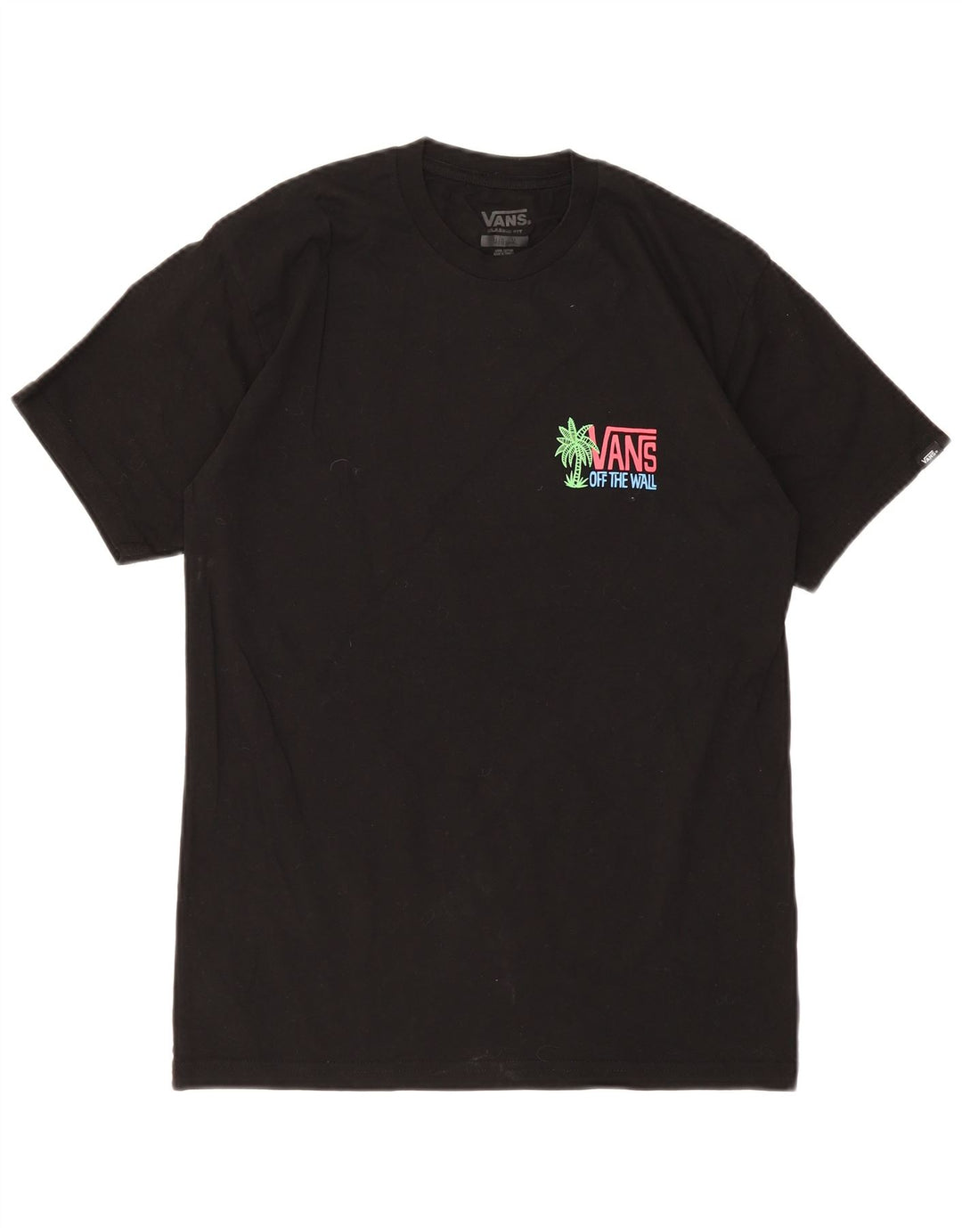 Vans Herren-T-Shirt mit klassischer Passform, mittelschwarzer Baumwolle